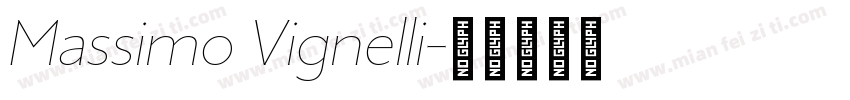Massimo Vignelli字体转换